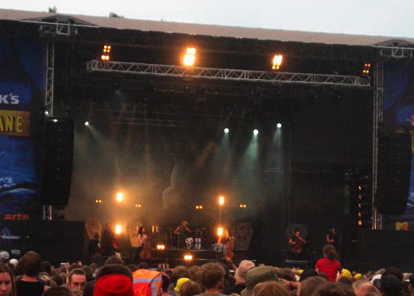 Apocalyptica playing at Hurricane 2006