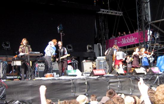Arcade Fire on Stage