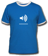Blue Speaker Shirt