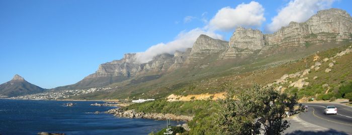 Table Mountain, Atlantic 'back' side
