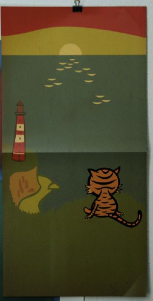 Timid Tiger Poster