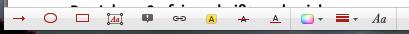 Annotation toolbar at the bottom of Mac OS X.6 Preview PDF window.