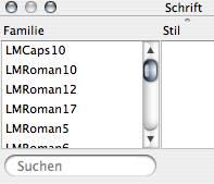 Extended Font Inspector