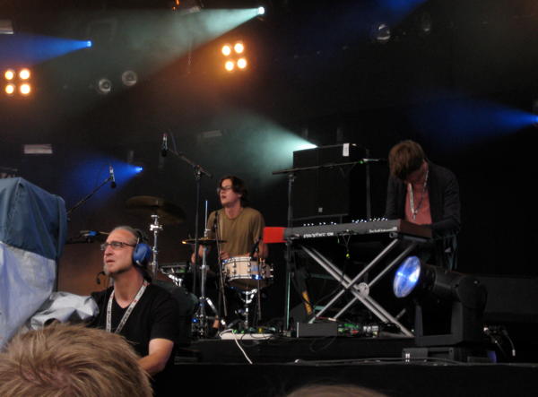 James Blake on the main stage at Haldern Pop 2011