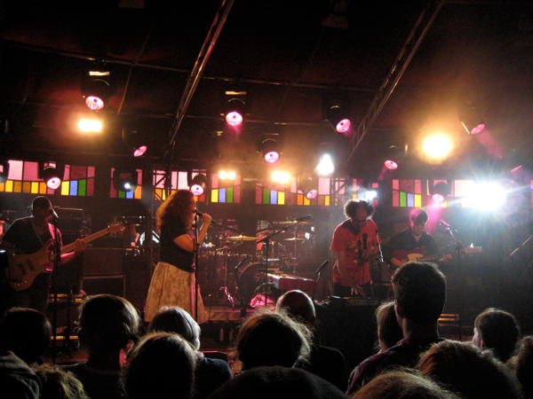 Socalled on stage in the Spiegelzelt at Haldern Pop 2011