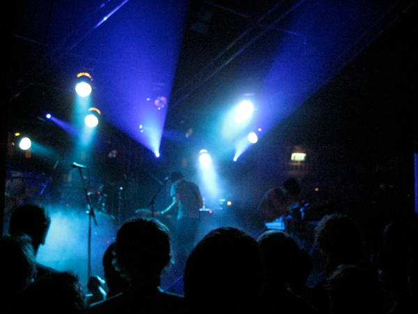 Suuns on stage in the Spiegelzelt at Haldern Pop 2011