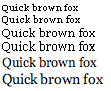 Mac weak anti-aliasing above 12px, none below