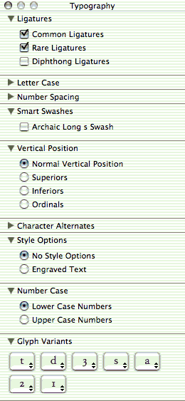 Typography Inspector